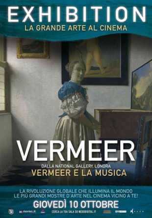 Locandina italiana Vermeer e la musica 
